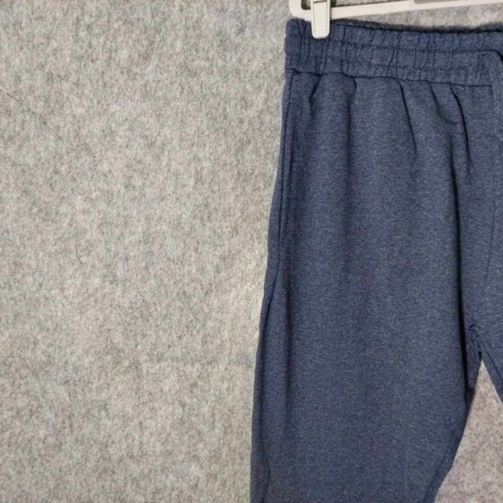 True‎ Religion Sweatpants Men L Blue Horseshoe Logo Streetwear Lounge Drawstring